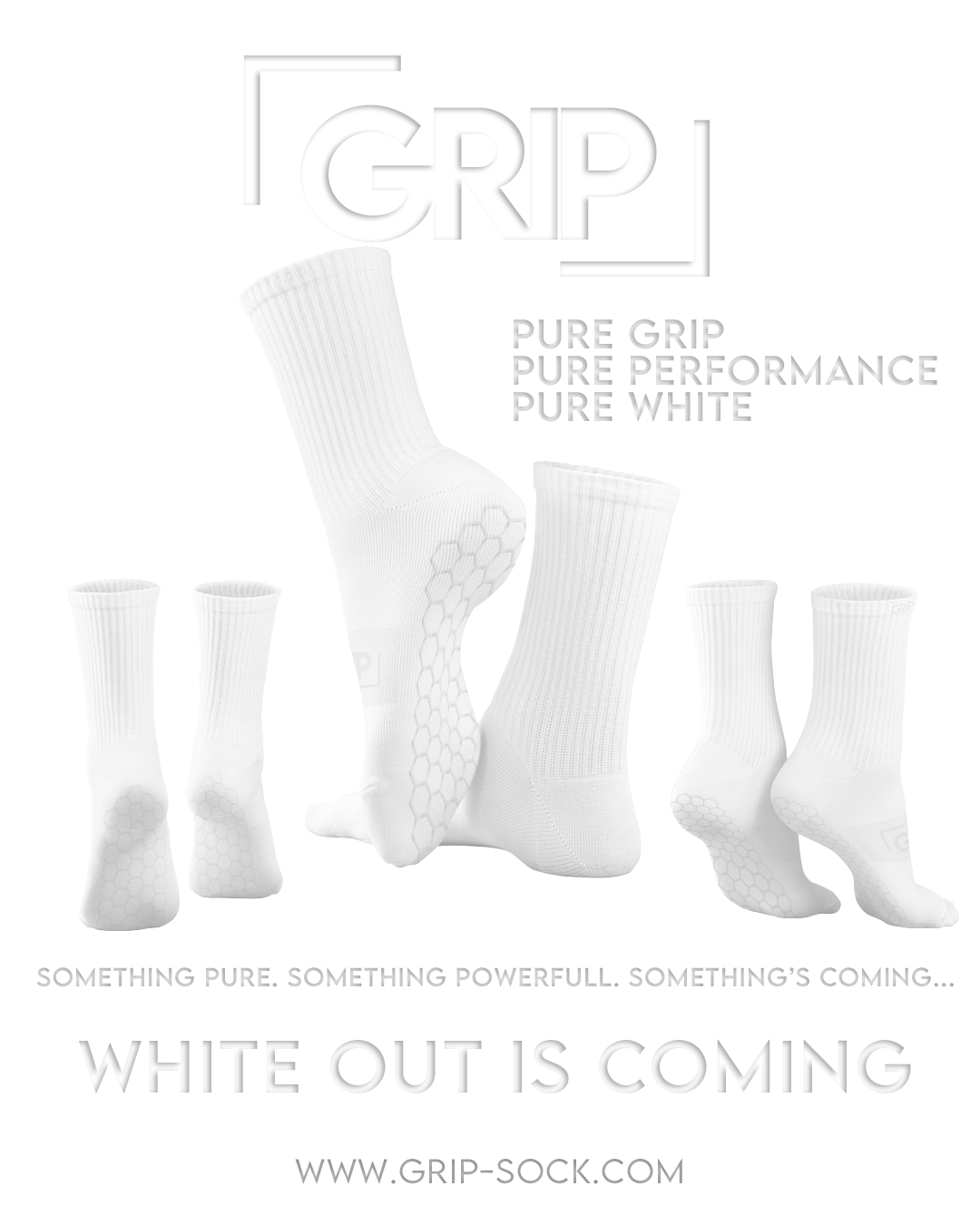 BUNDLE OF 4 GRIP PERFORMANCE PRO V1 WHITEOUT